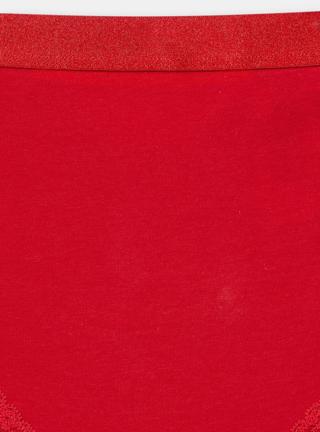 Sexy Cotton Cheeky Panty, JESTER RED, alternate