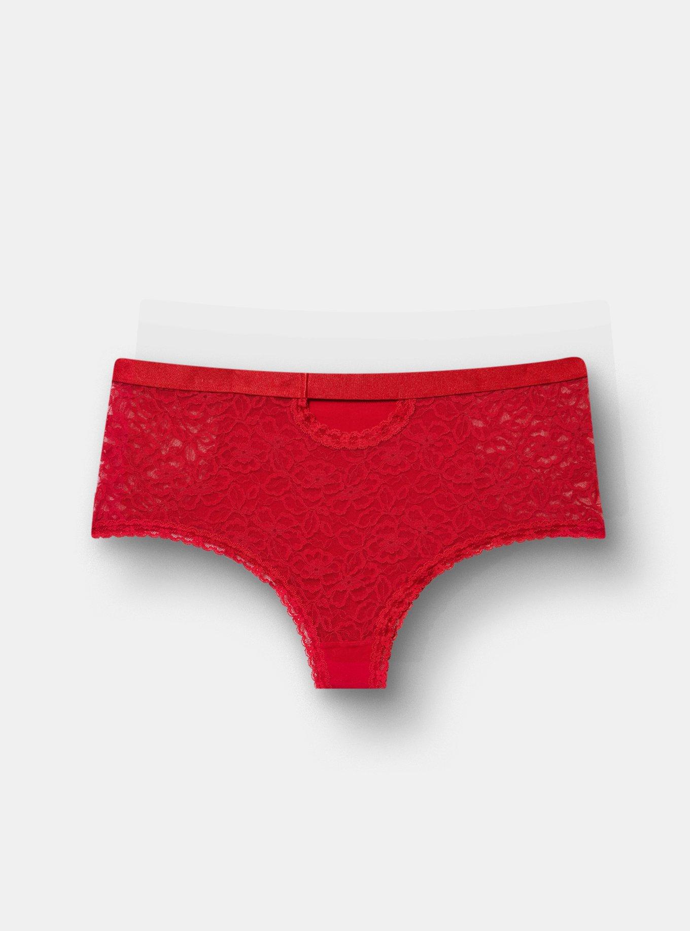 Sexy Cotton Cheeky Panty, JESTER RED, alternate