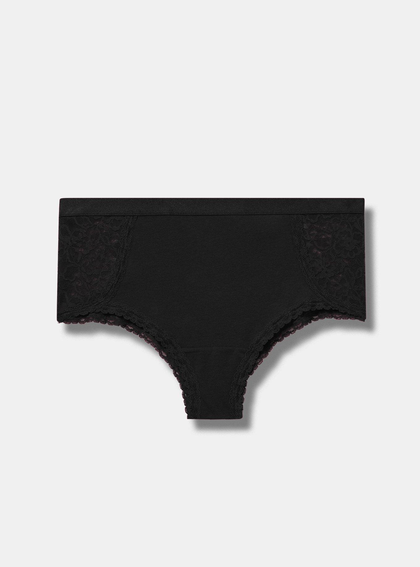 Sexy Cotton Cheeky Panty, RICH BLACK, hi-res