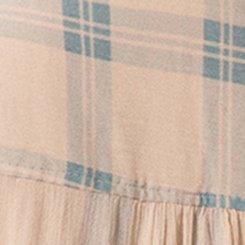Festi Button-Up Tunic, SONA PLAID BLUE, swatch