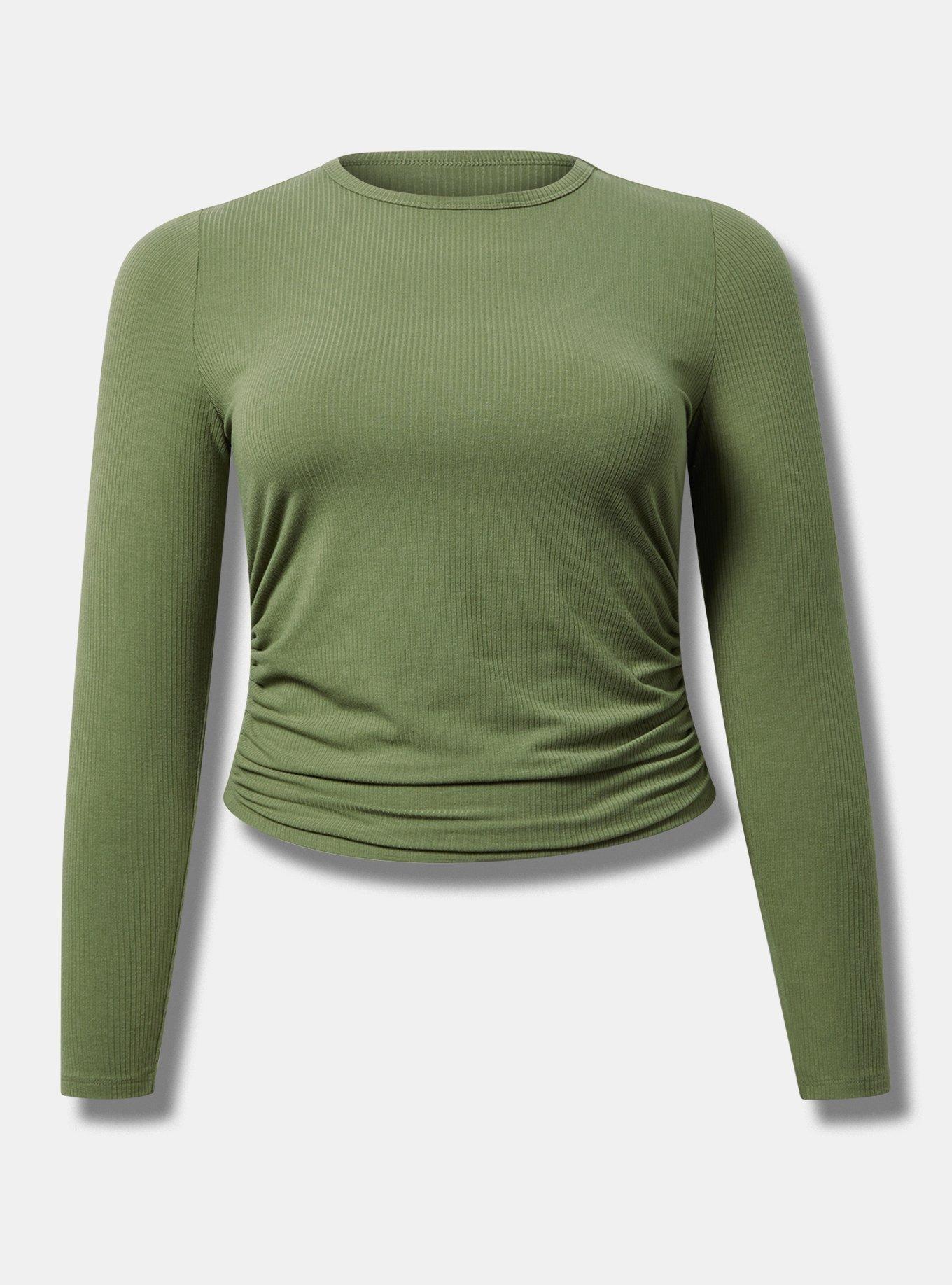 Side Cinch Crew Top
