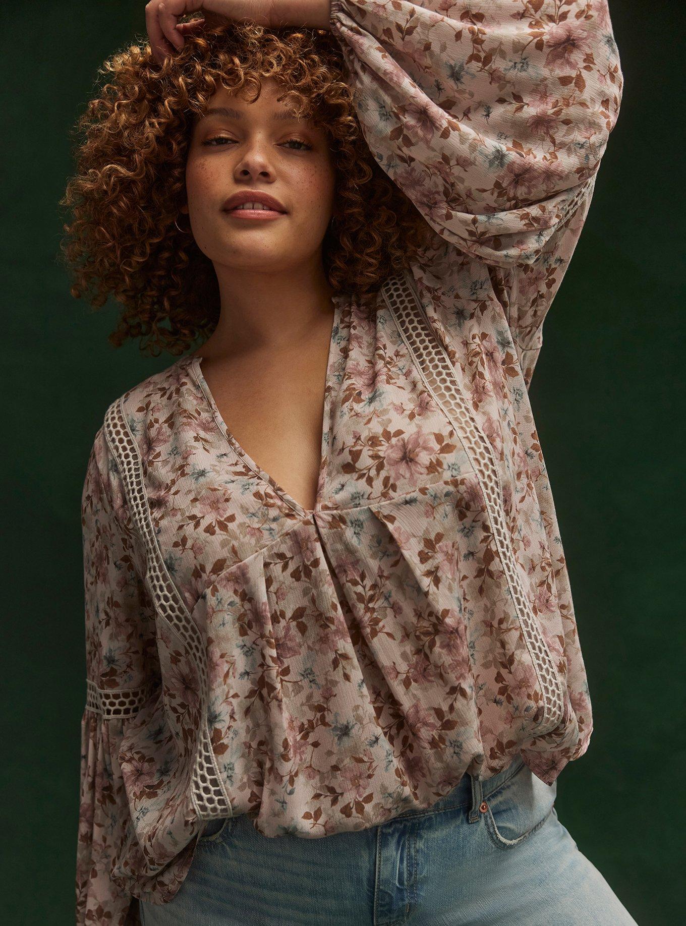 Festi Lace Inlay Top