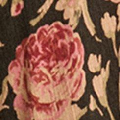 Plus Size Festi Gauze Tunic, ISA FLORAL PEAT, swatch