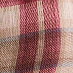 Plus Size Festi Gauze Tunic, POCKET PLAID SEEDPEARL, swatch