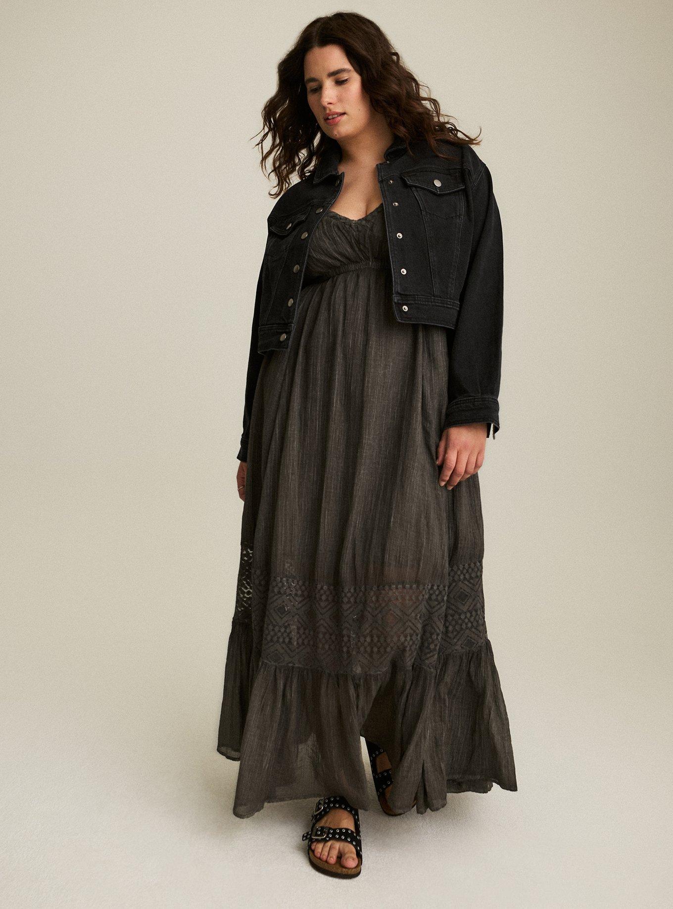 Plus Size - Festi 80s Denim Jacket - Torrid