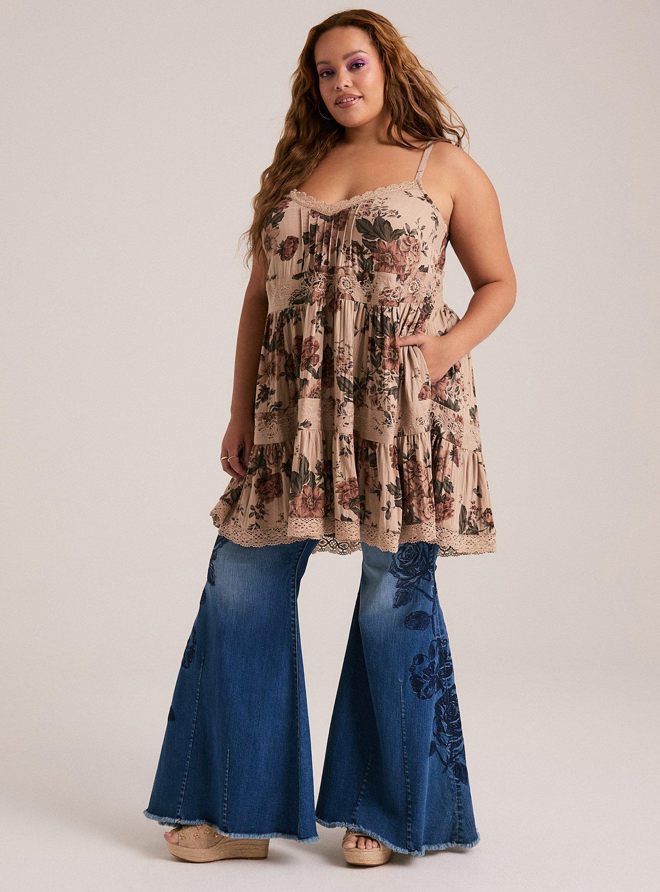 Festi Tiered Mini Dress, TWINE FLORAL TEA, alternate