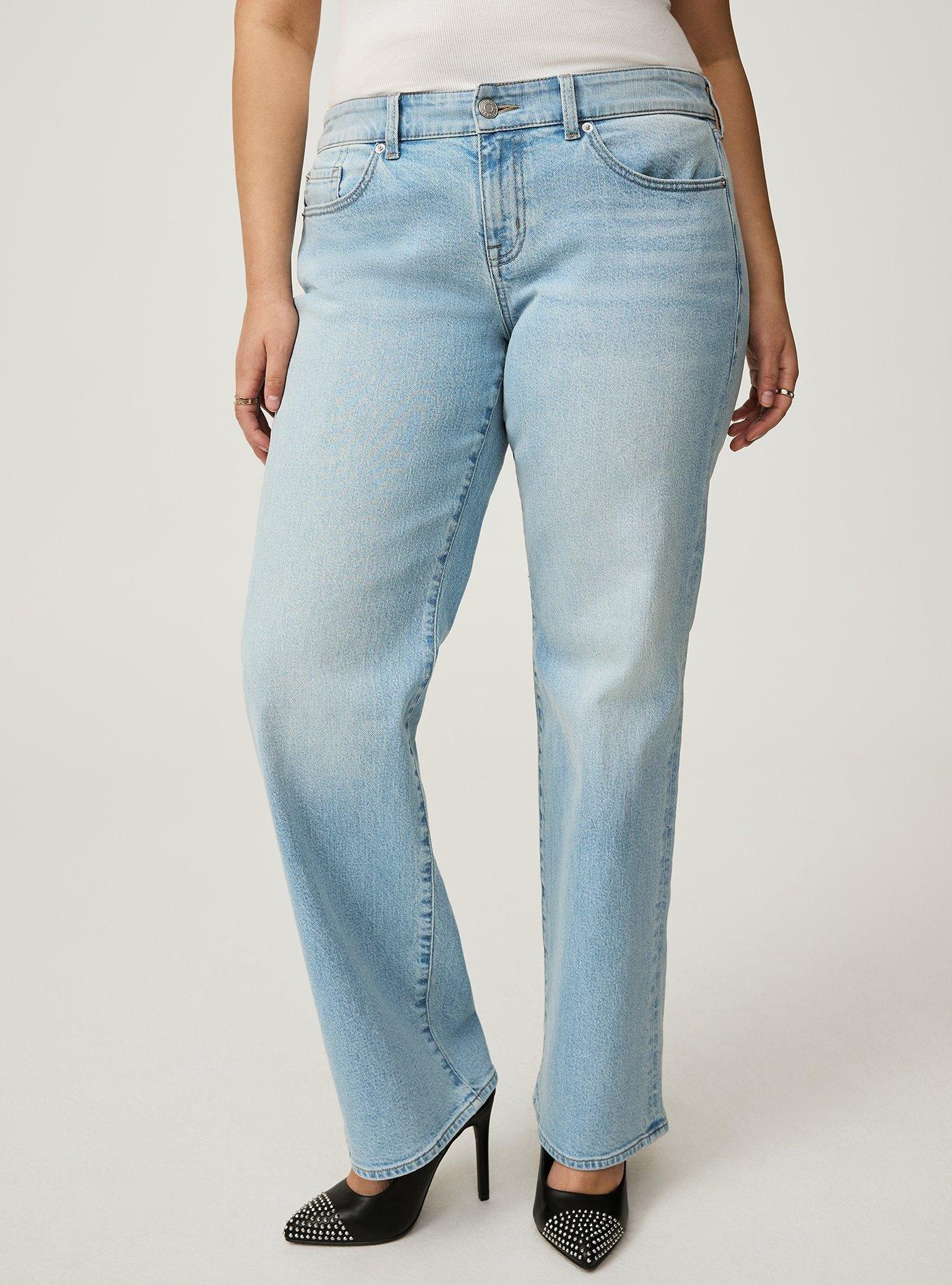 Baggy Low-Rise Straight Jean