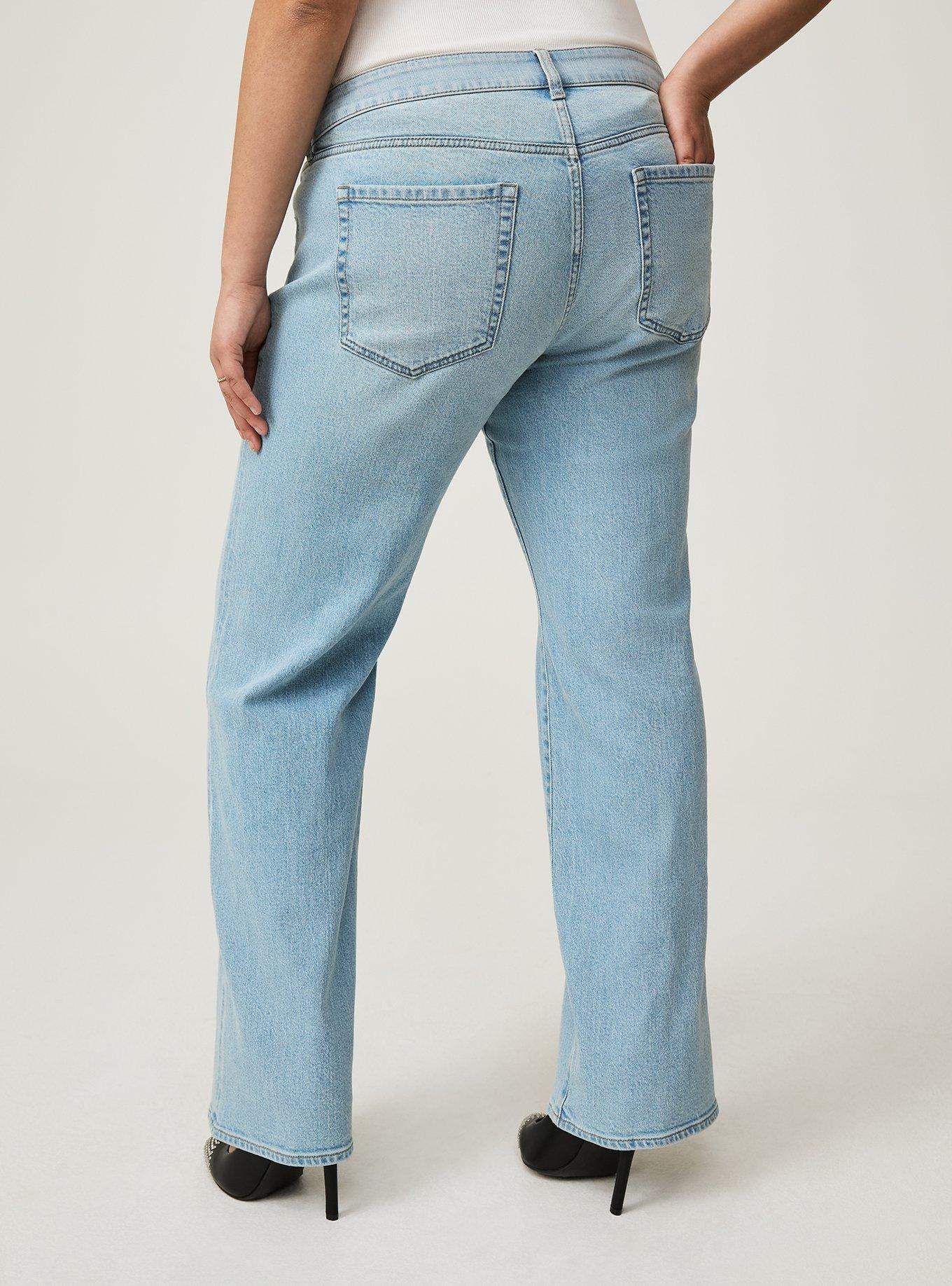 Baggy Low-Rise Straight Jean