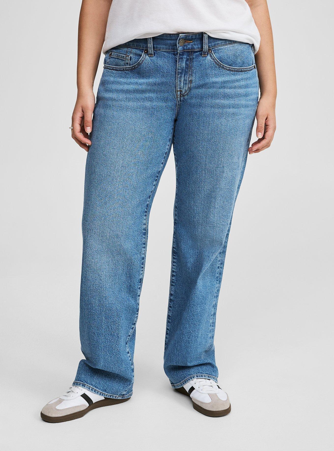 Baggy Low-Rise Straight Jean