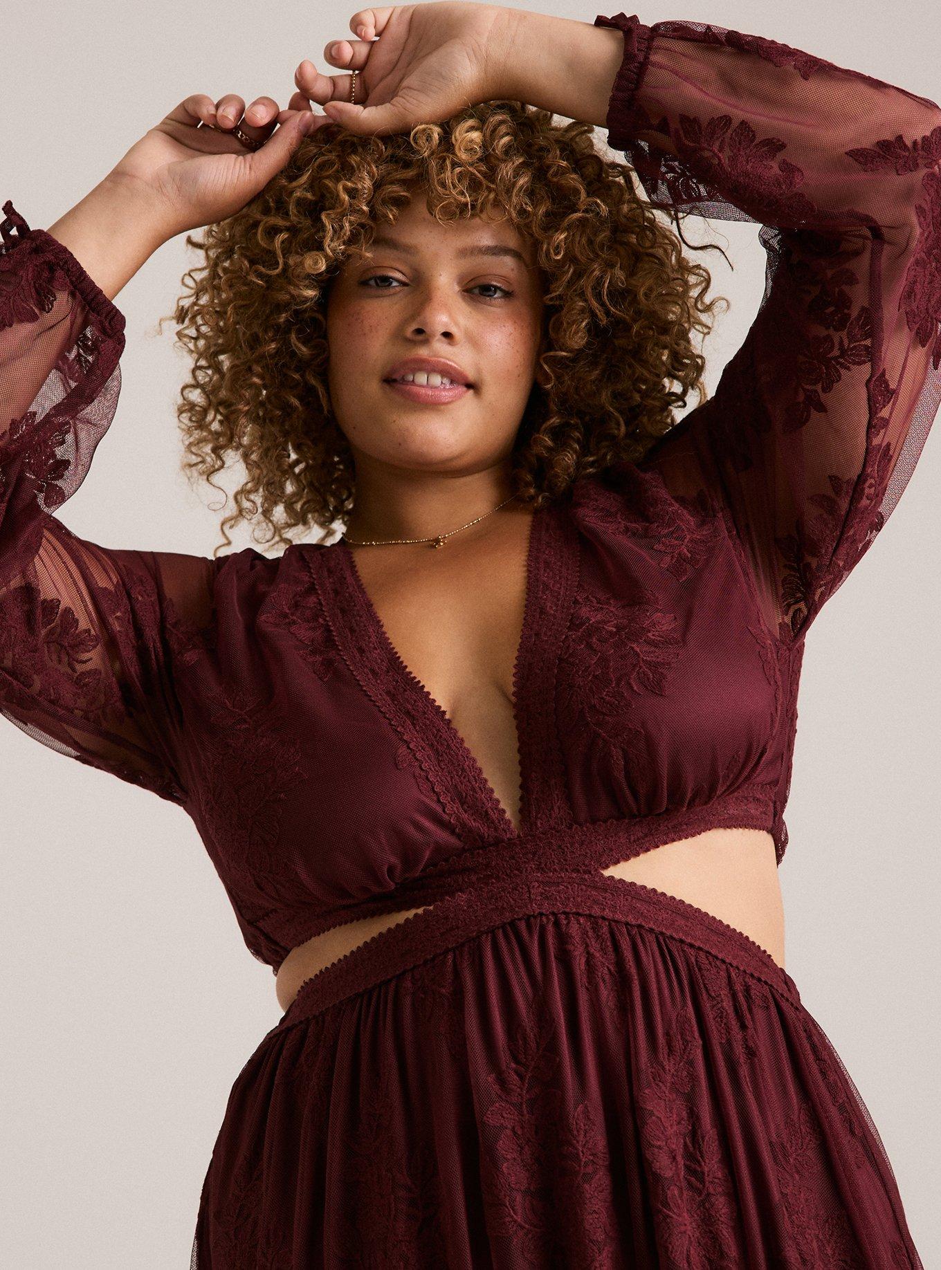 Festi Embroidered Maxi Dress