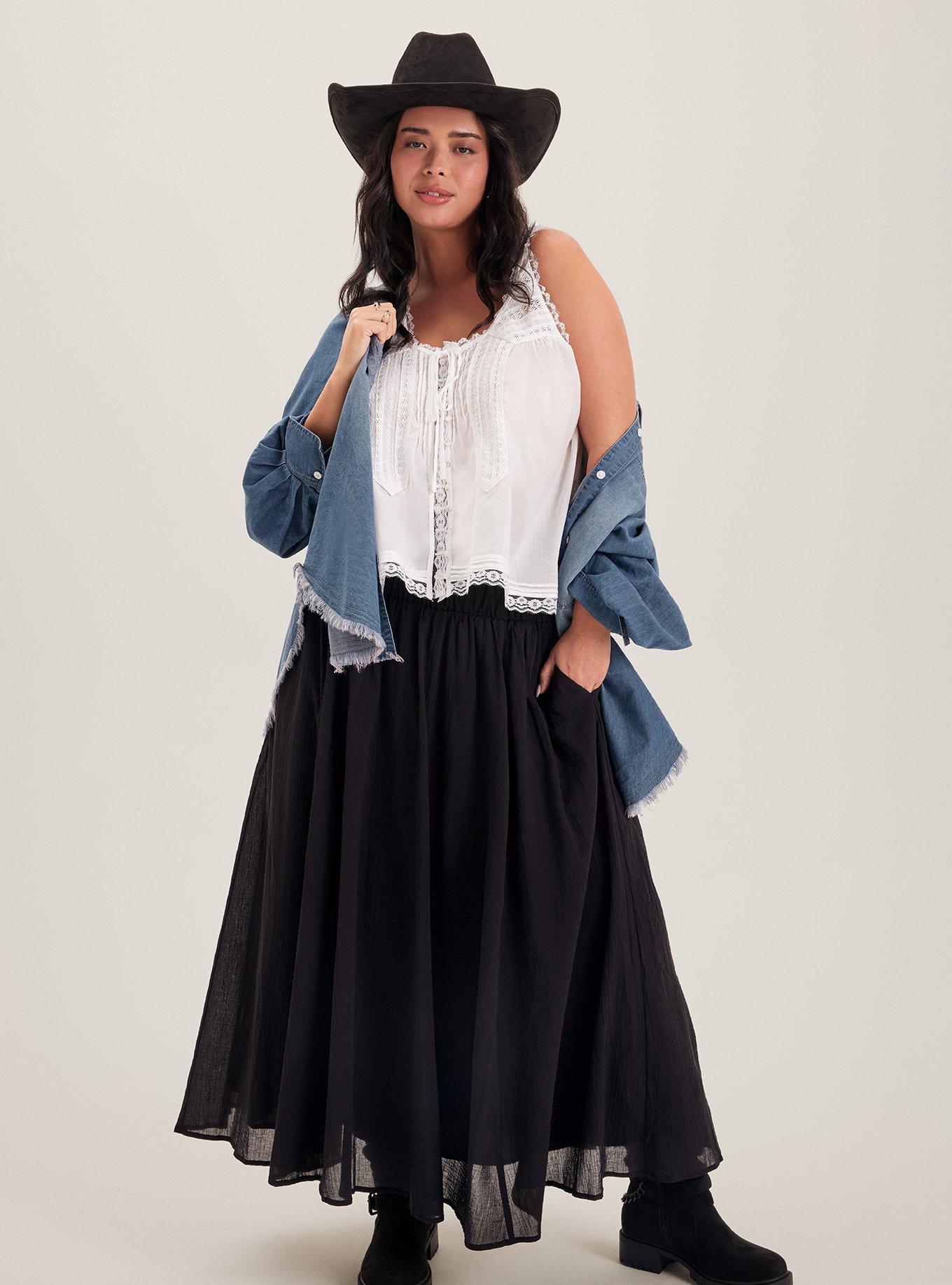 Festi Tiered Maxi Skirt