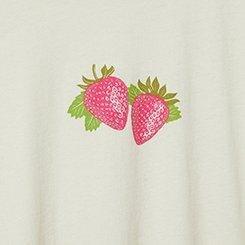 Strawberries Relaxed Fit Heritage Jersey Crew Tee, DESERT SANDSTONE, swatch