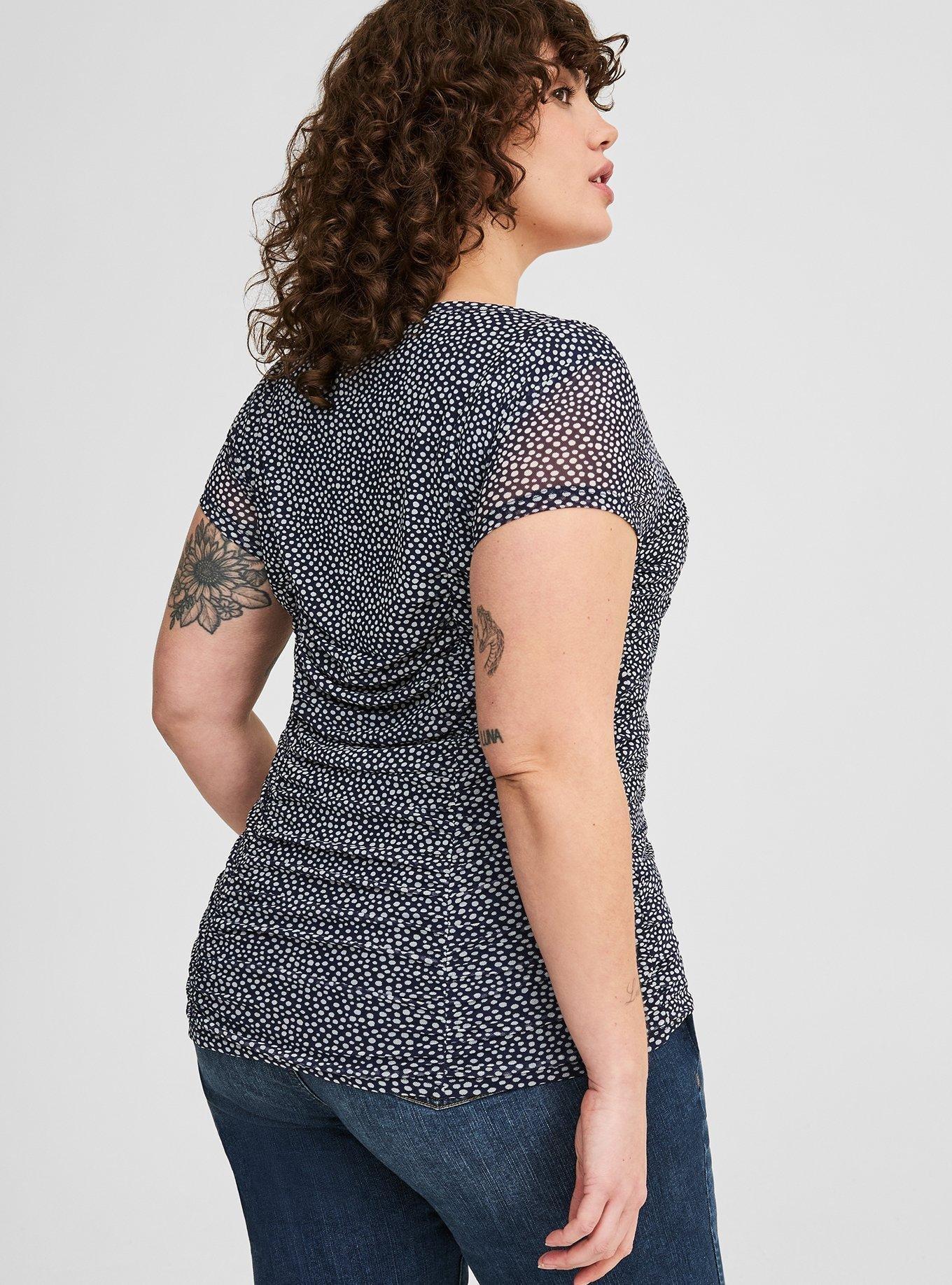 Shirred Scoop Top