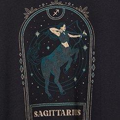 Sagittarius Classic Fit Heritage Jersey Crew Tee, DEEP BLACK, swatch