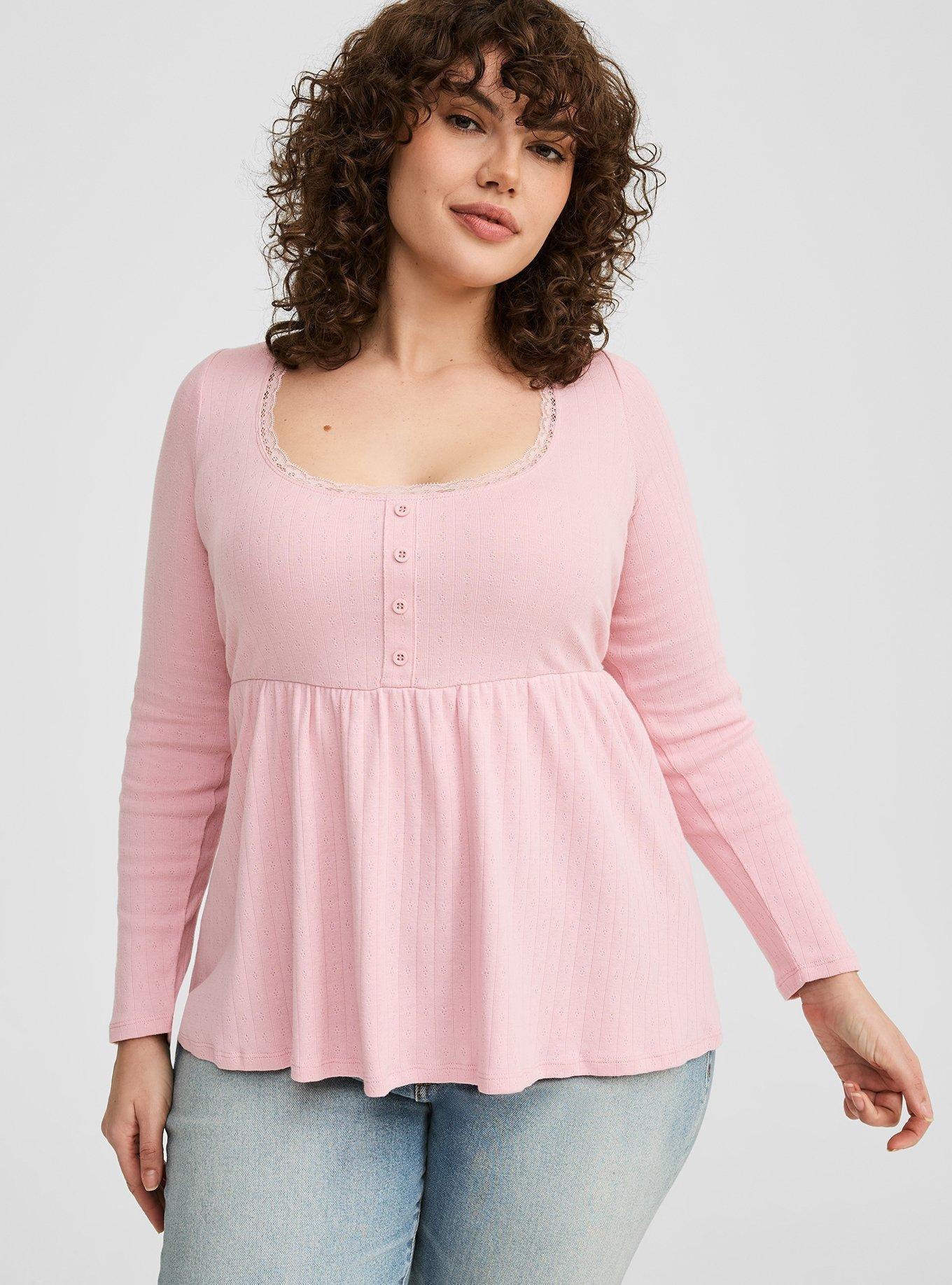 Babydoll Scoop Neck Top