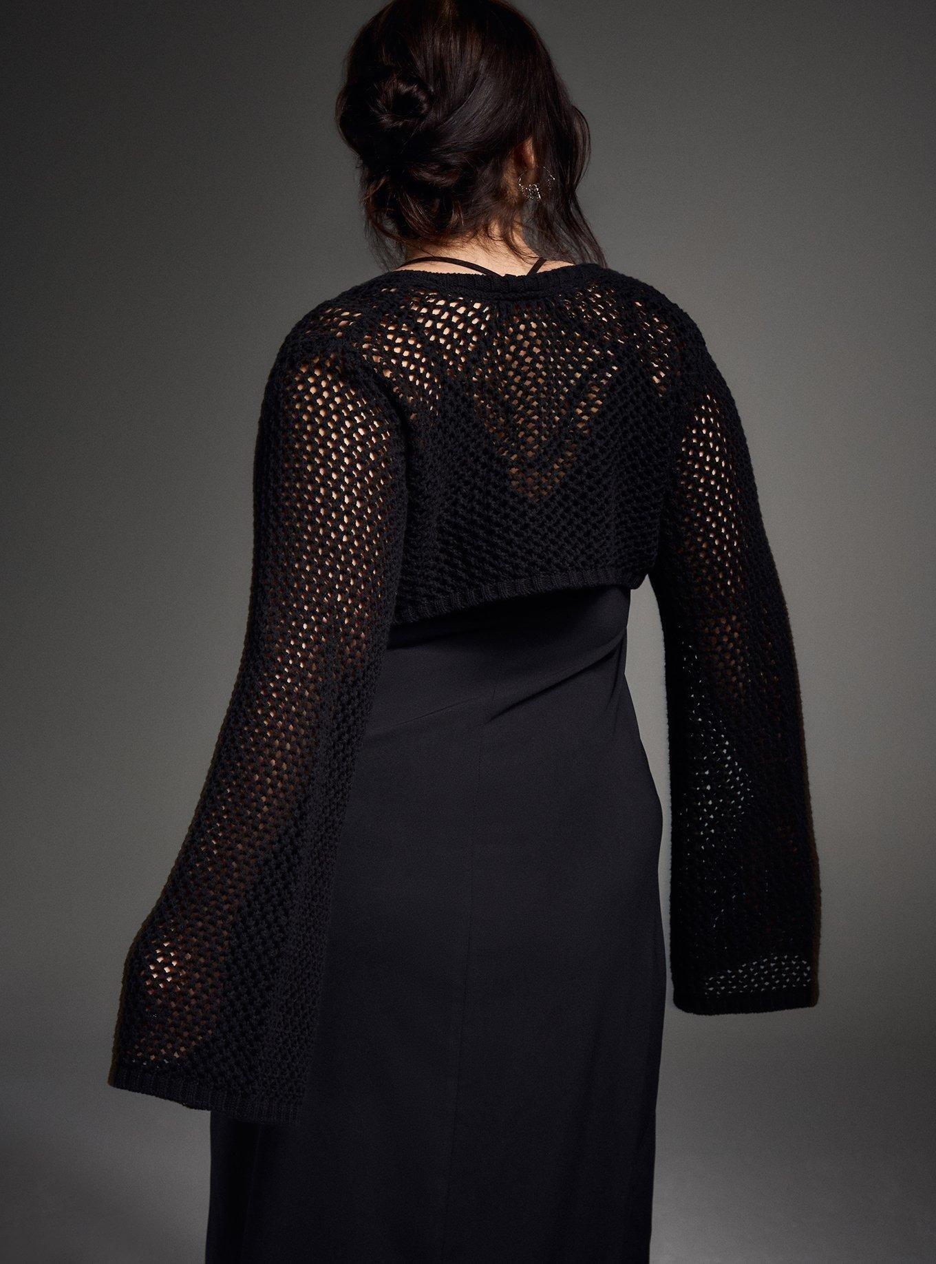 Nightfall Chain Ultra Crop Cardigan