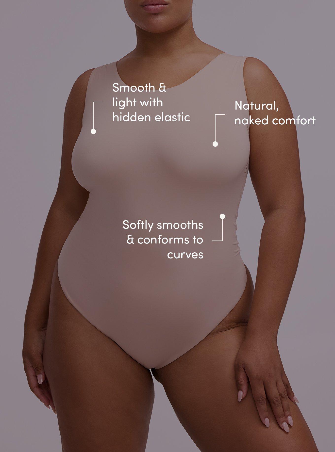 Butter Soft Micro Thong Bodysuit, ROSE DUST, alternate