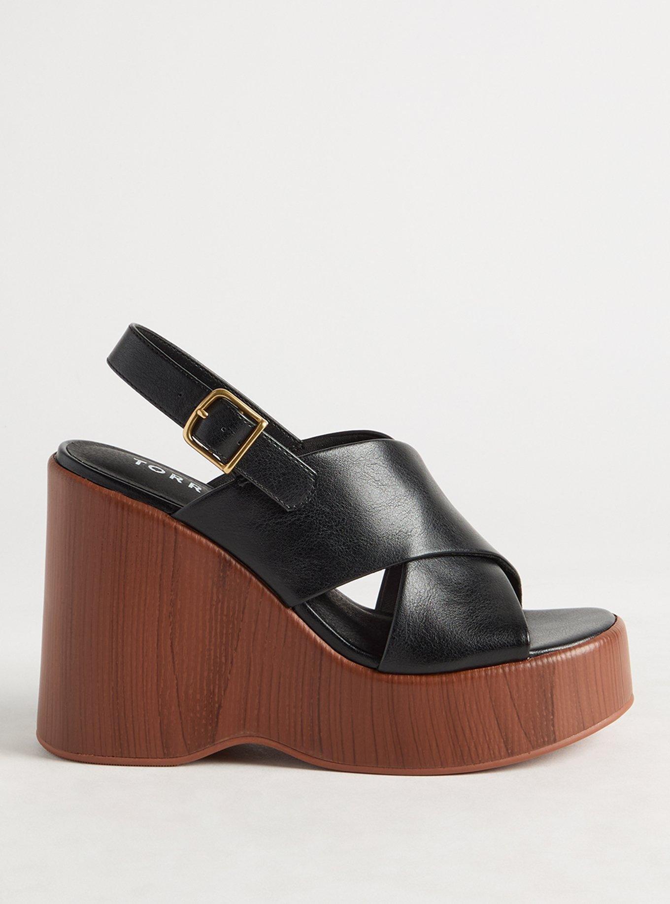 Criss Cross Strap Wedge (M)