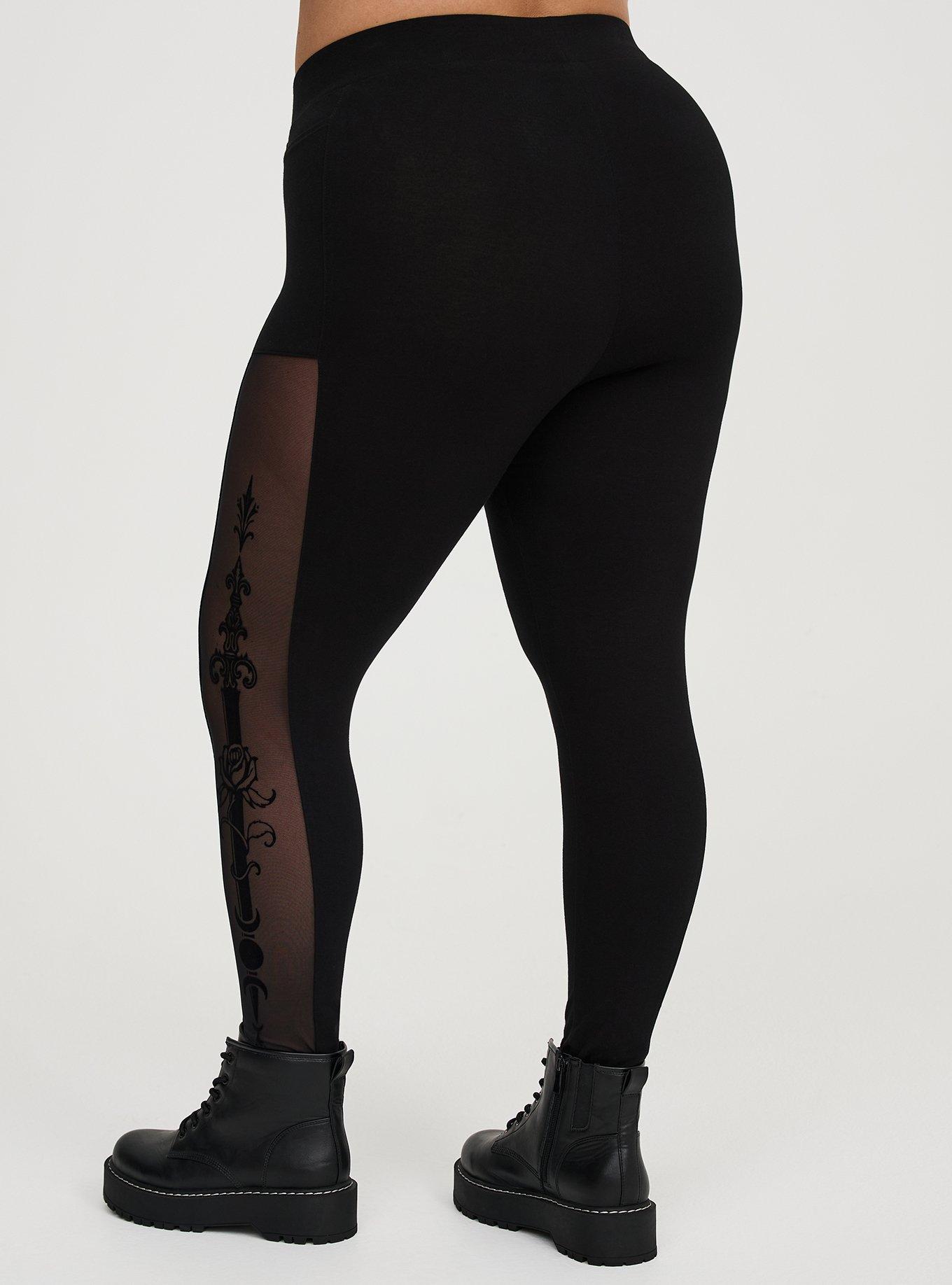 Nightfall Mesh Inset Pocket Legging, NIGHTFALL DAGGER, alternate