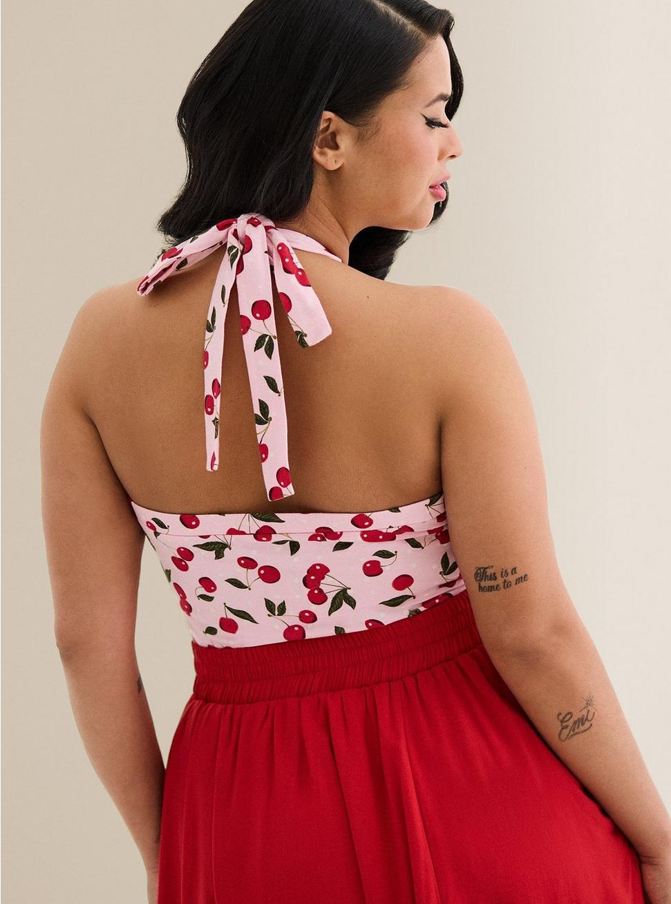 Plus Size - Retro Chic Foxy Halter Top - Torrid Plus Size - Retro Chic Foxy Halter Top - Torrid