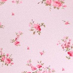 Plus Size Retro Chic Foxy Twist Neck Halter Top, ROMY ROSES FLORAL PINK, swatch