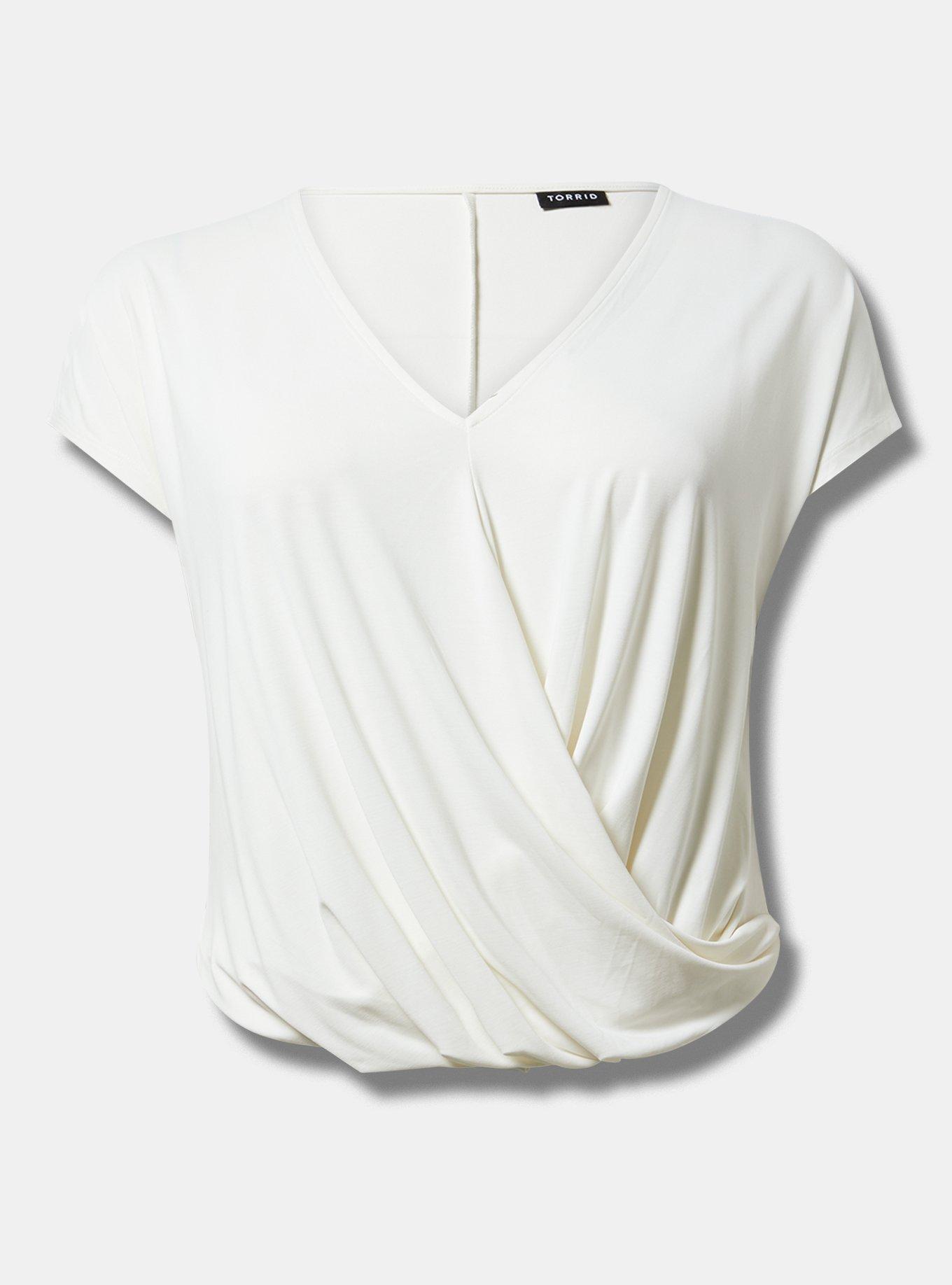 Twisted V-Neck Tee