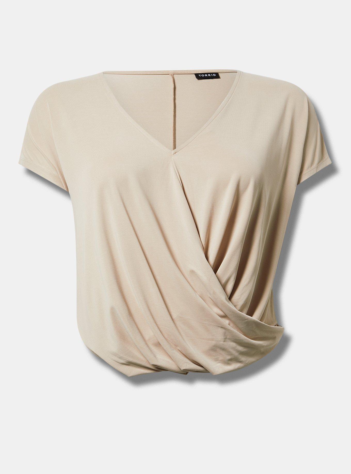 Twisted V-Neck Tee