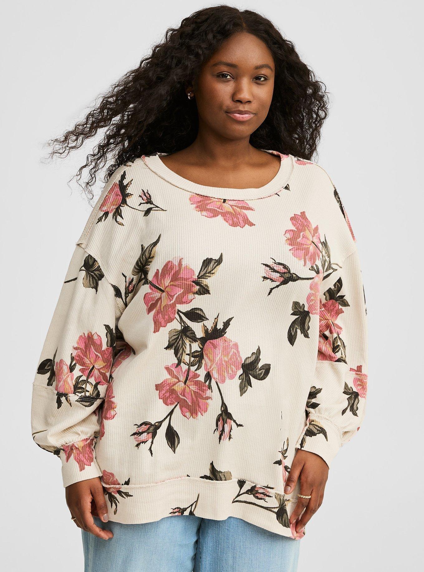 Oversized Long Sleeve Crew Tee