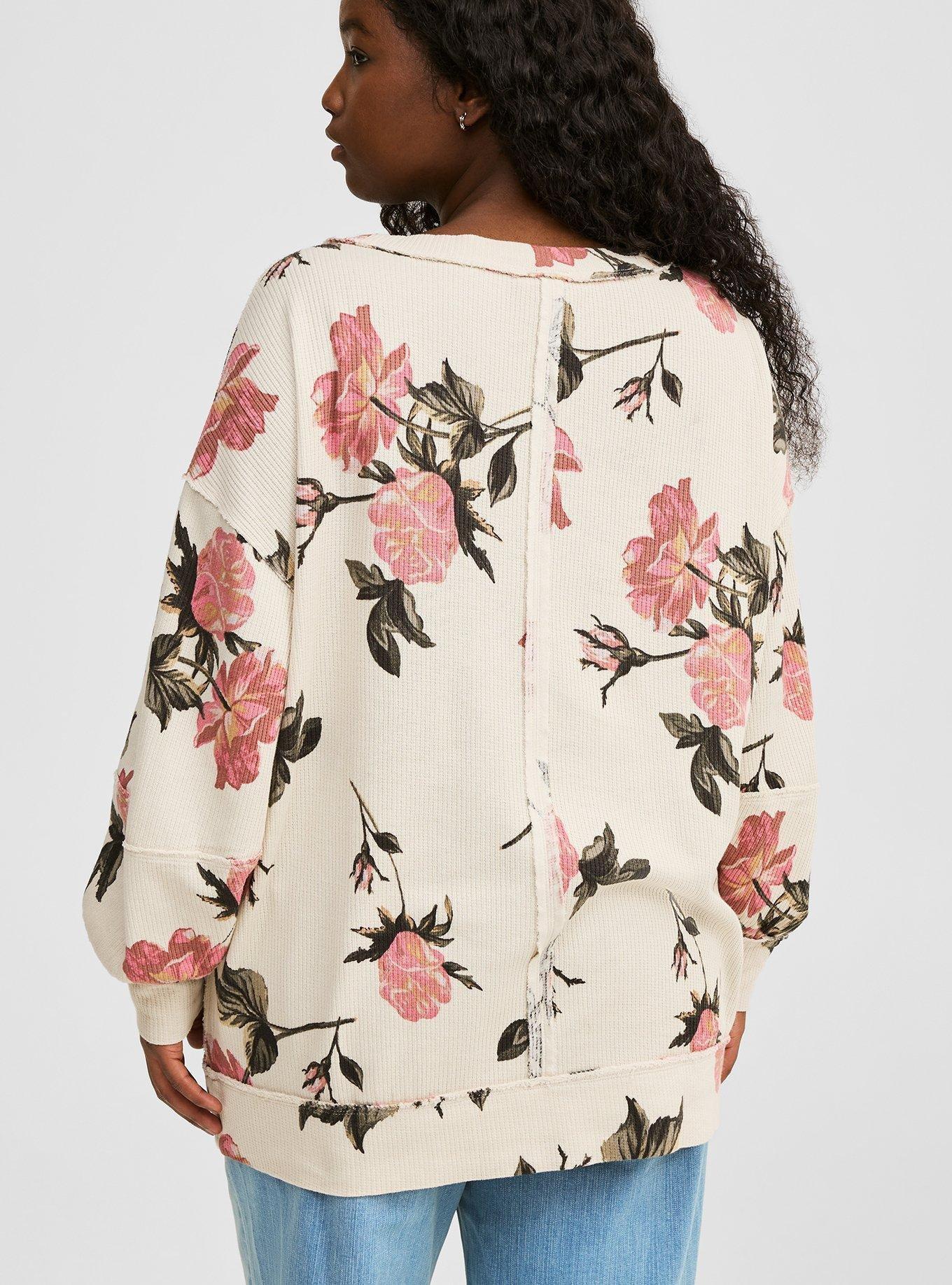 Oversized Long Sleeve Crew Tee