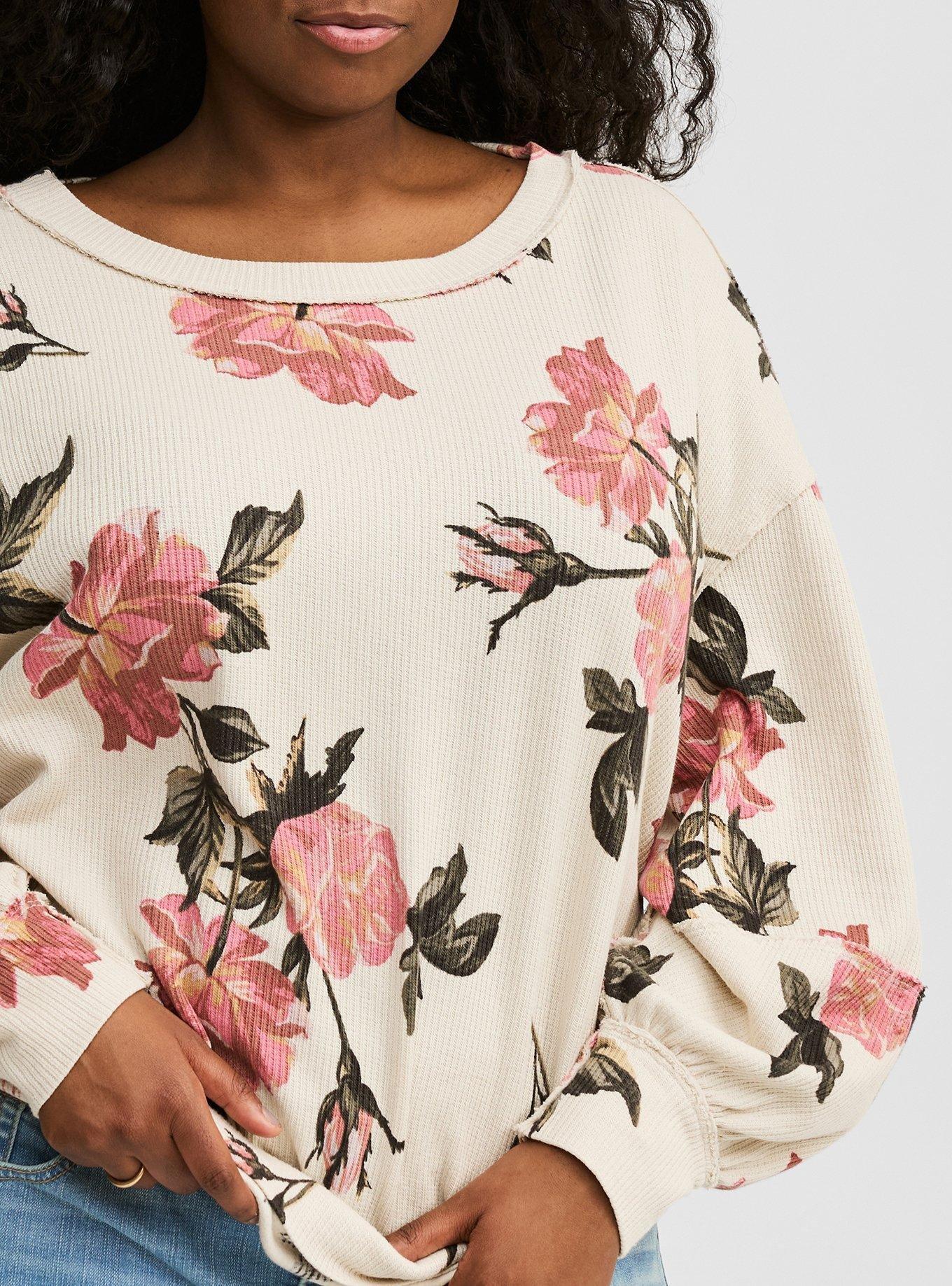 Oversized Long Sleeve Crew Tee