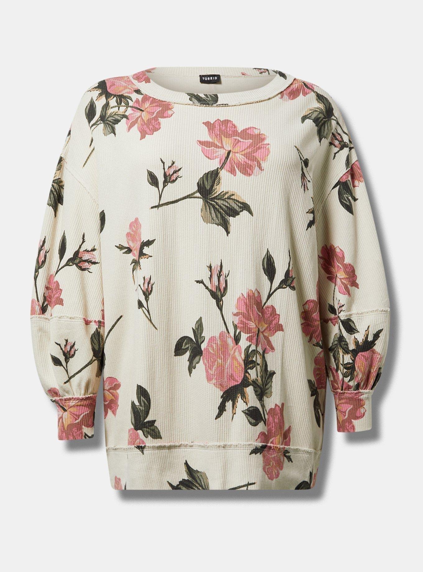 Oversized Long Sleeve Crew Tee