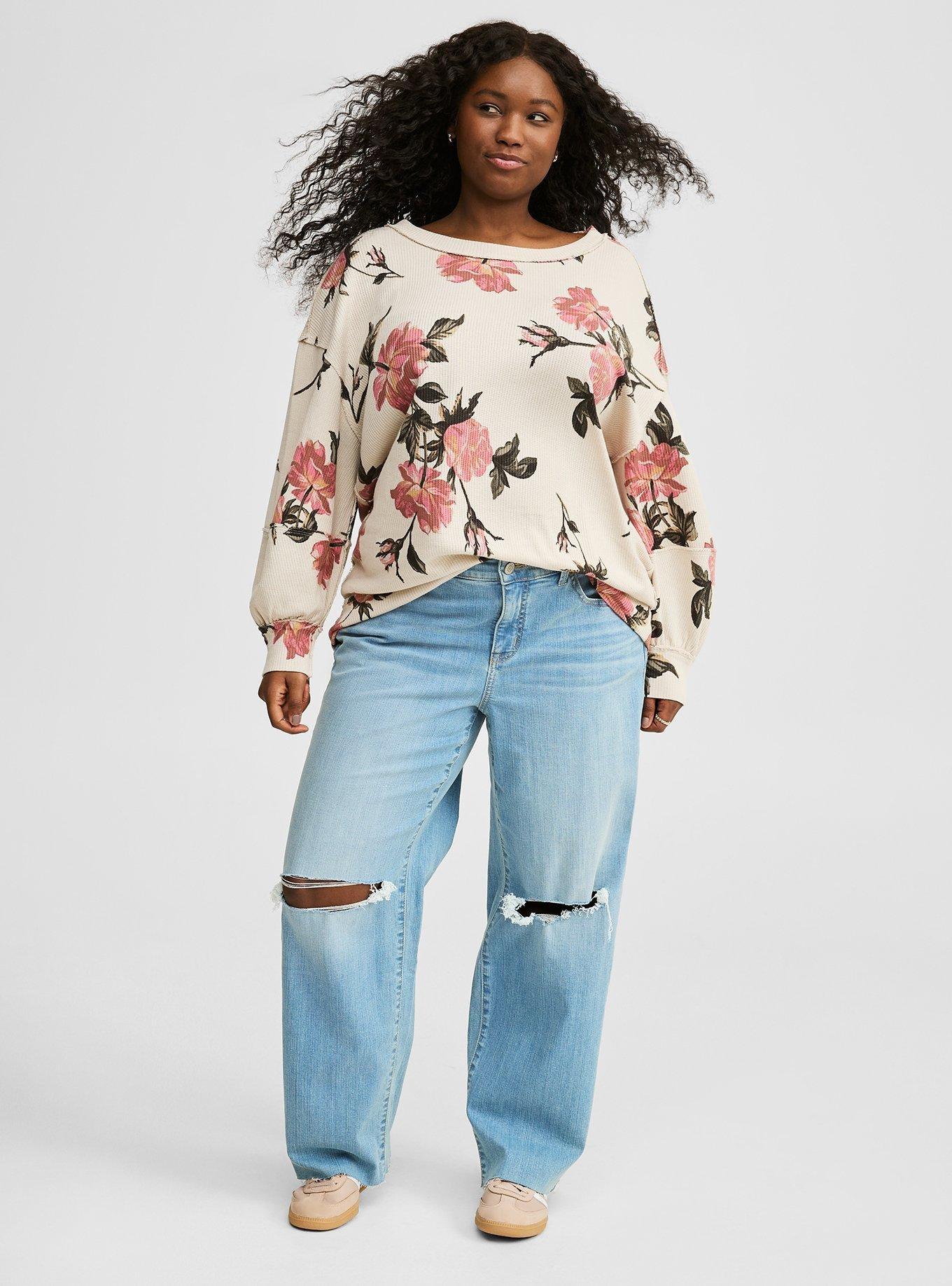 Oversized Long Sleeve Crew Tee