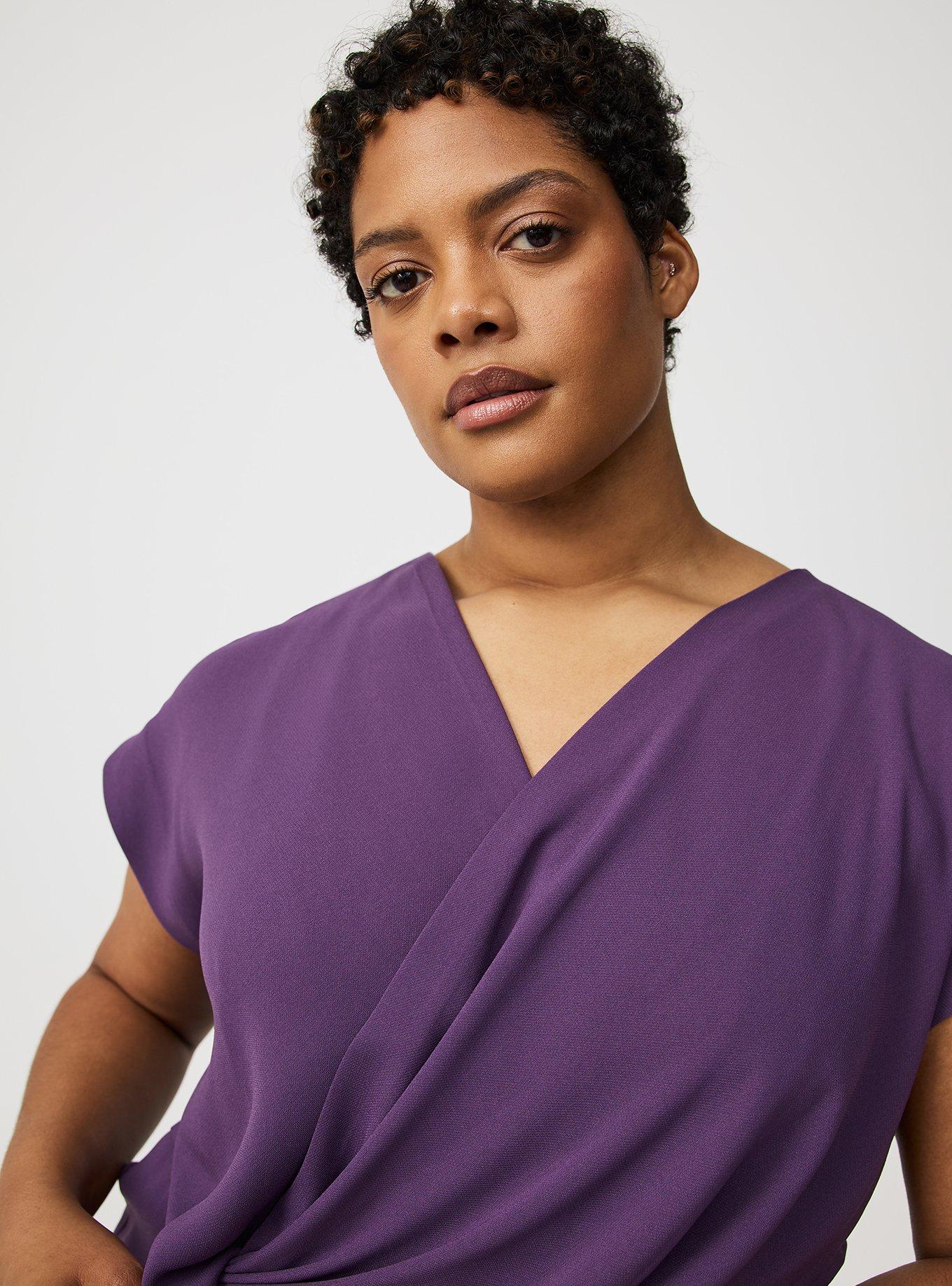 Surplice Twist-Front Top