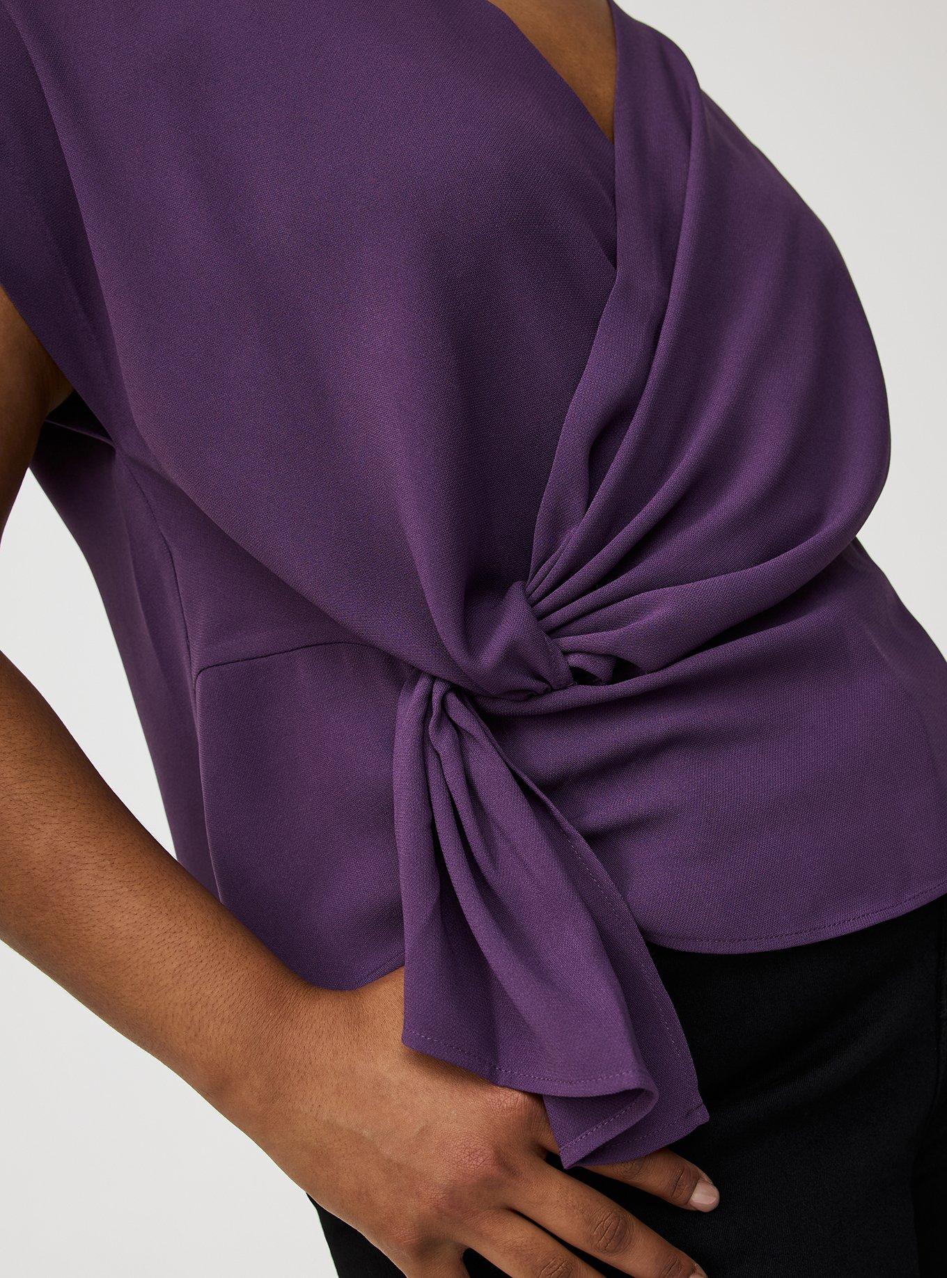 Surplice Twist-Front Top