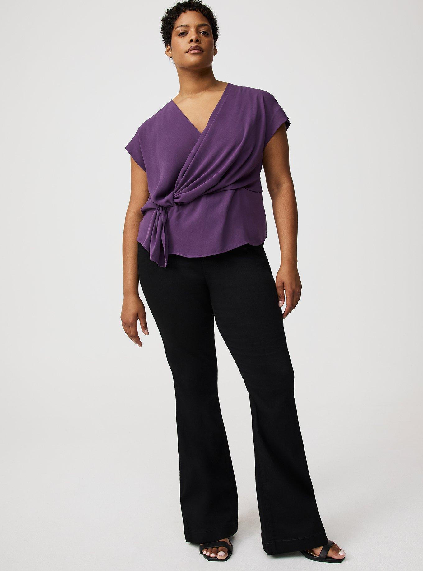Plus Size - Surplice Twist-Front Top - Torrid