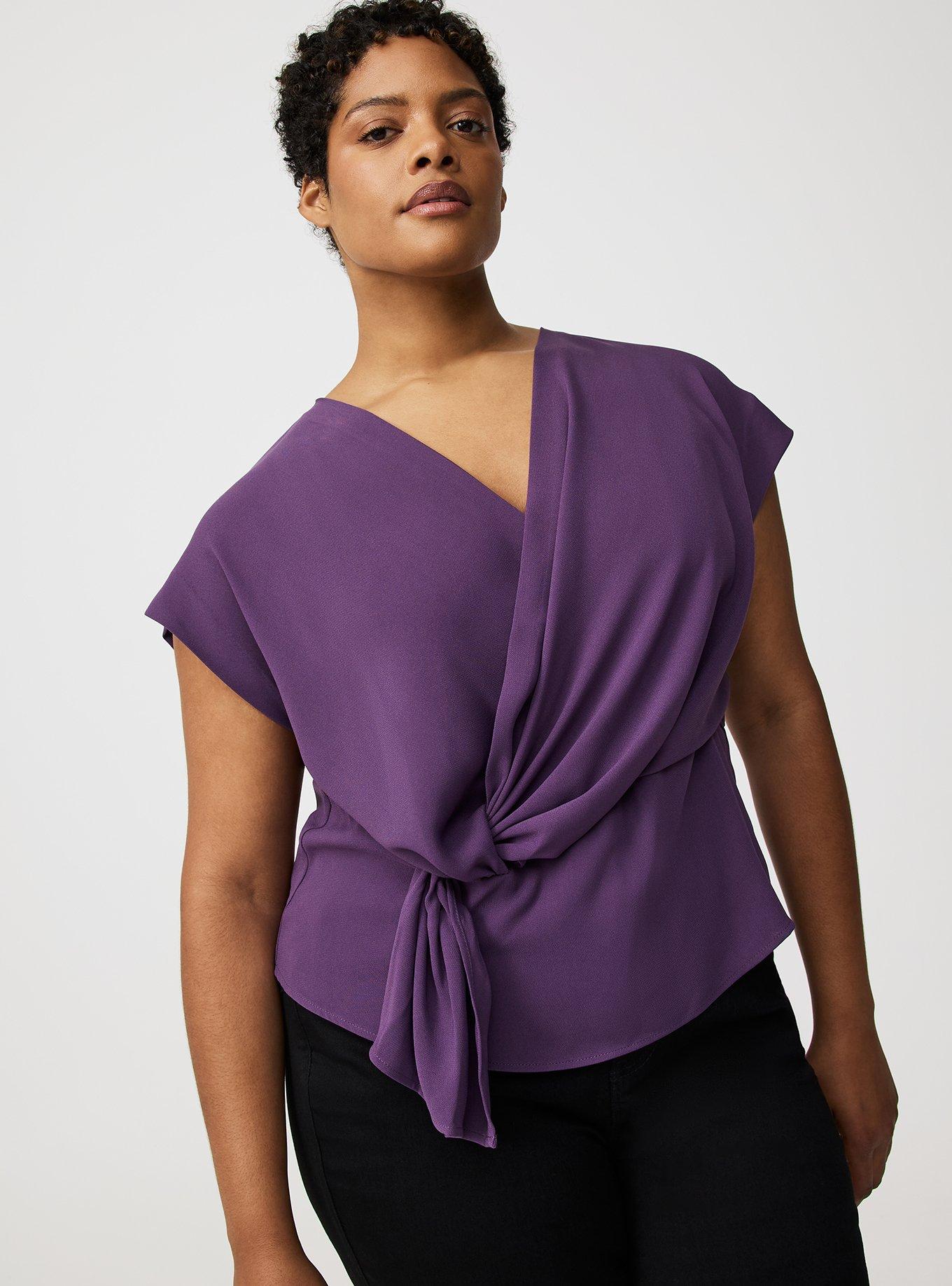 トップス Twinkle Plus Size - Surplice Twist-Front Top - Torrid