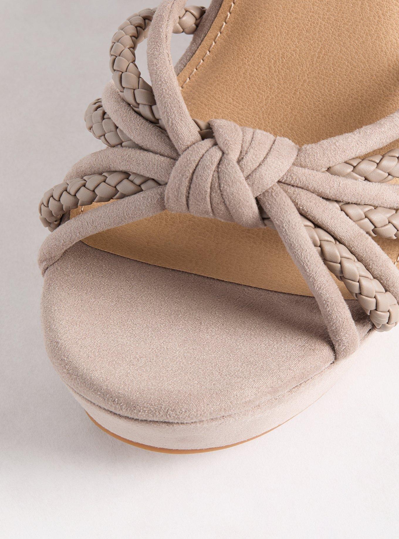 Braided Strappy Wedge (WW)