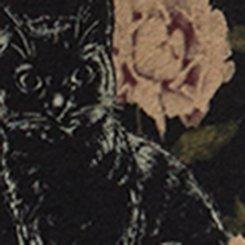 Nightfall Full-Length Printed Legging, SMITTEN KITTEN FLORAL DEEP BLACK, swatch