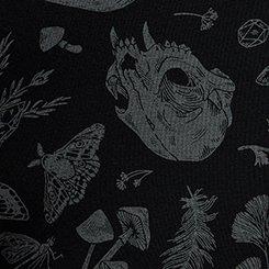 Nightfall Full Length Printed Legging, REINCARNATE GARDEN BLACK, swatch