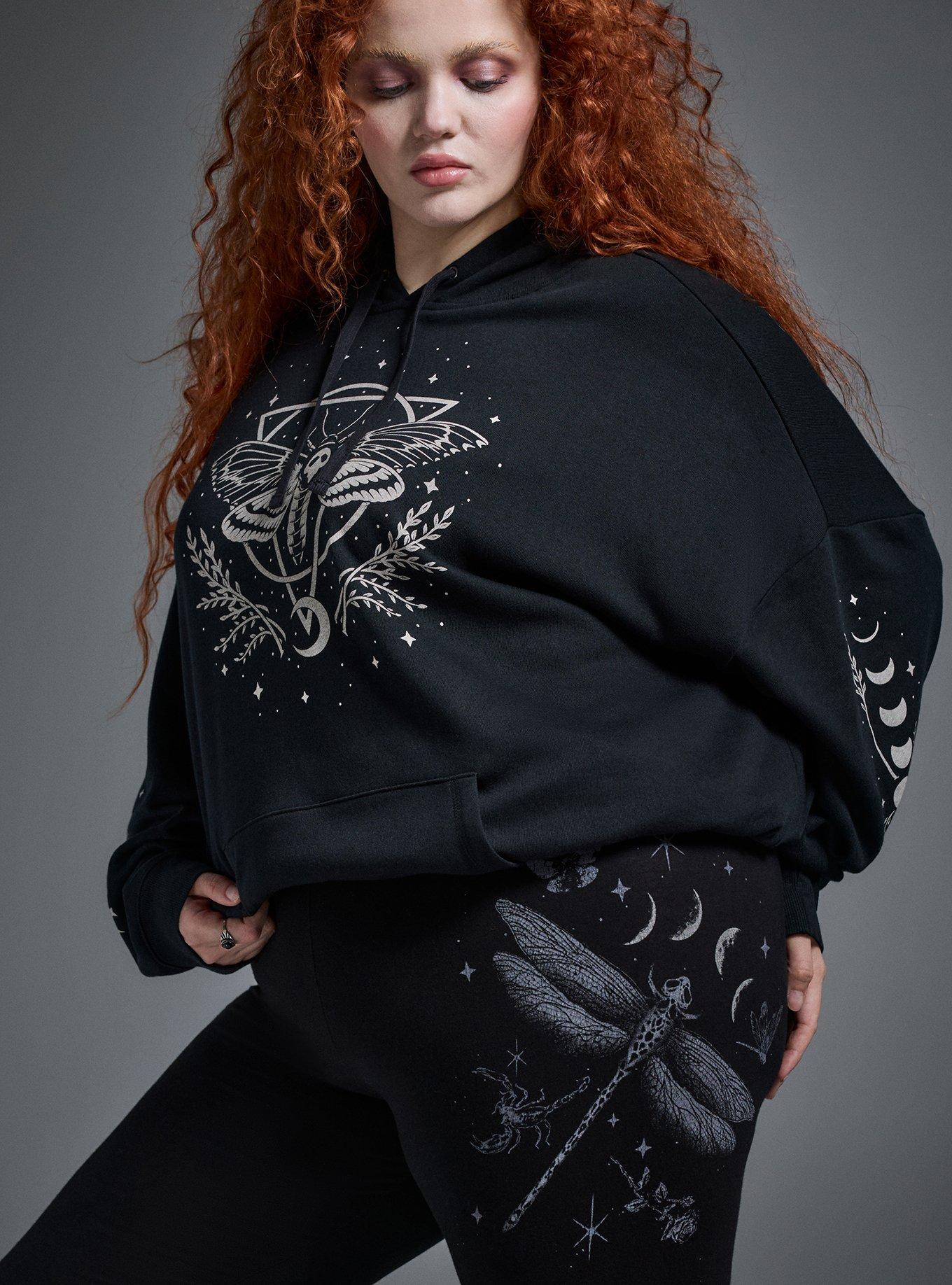 Nightfall Full Length Printed Legging, DRAGONFLY MYSTIC DEEP BLACK, alternate