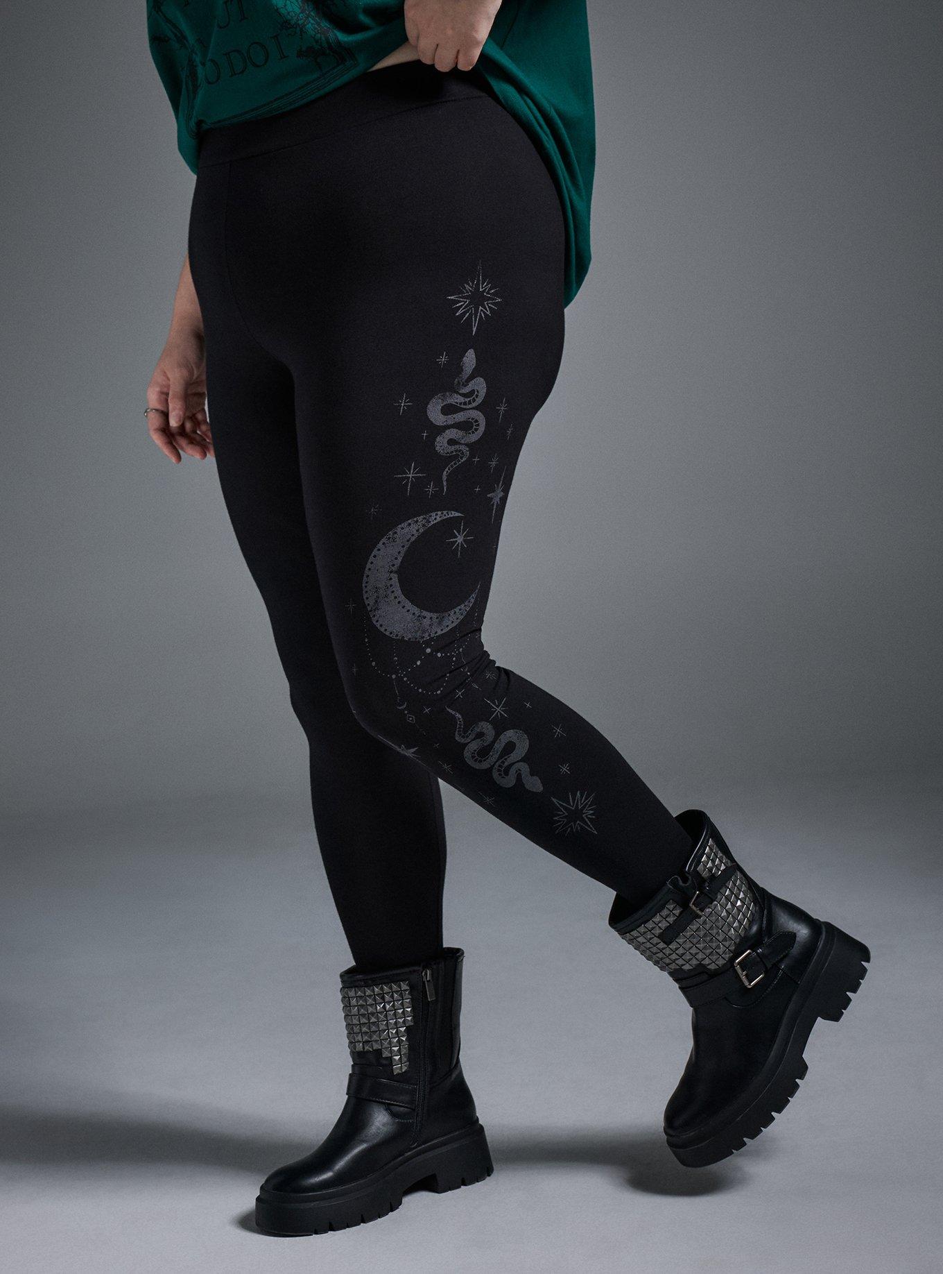 Nightfall Full Length Printed Legging, MOON SNAKE, alternate