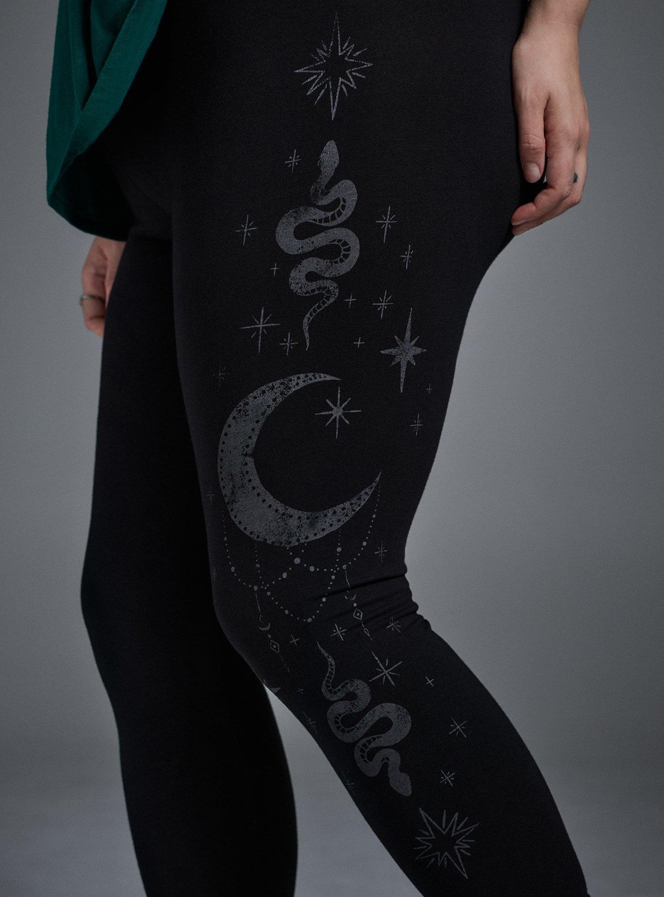 Nightfall Full Length Printed Legging, MOON SNAKE, alternate