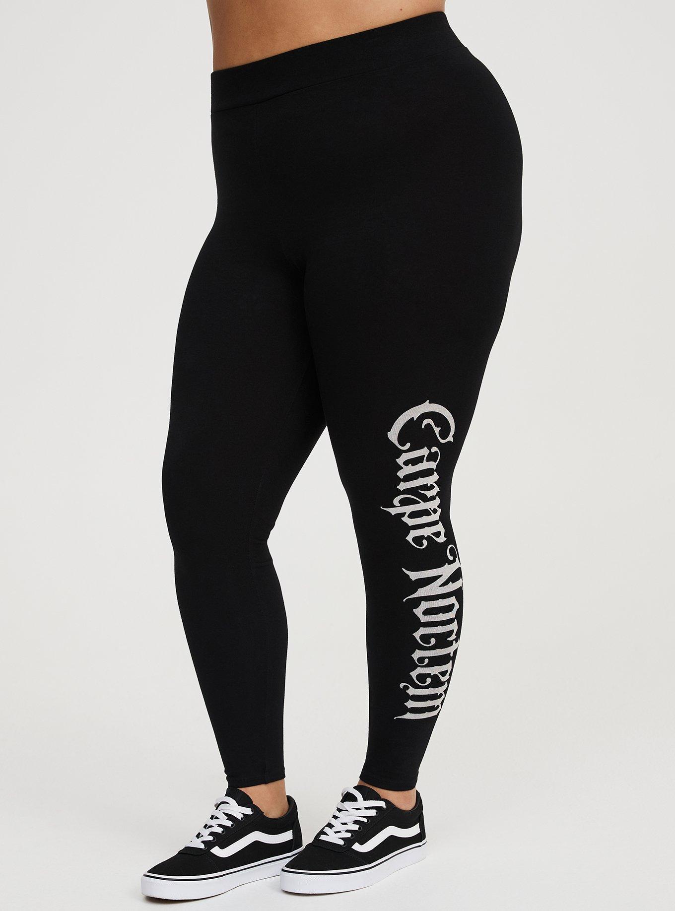 Plus Size Nightfall Full-Length Printed Legging, CARPE NOCTEM DEEP BLACK, hi-res