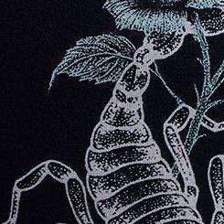 Nightfall Full-Length Printed Legging, SCORPION ROSES, swatch