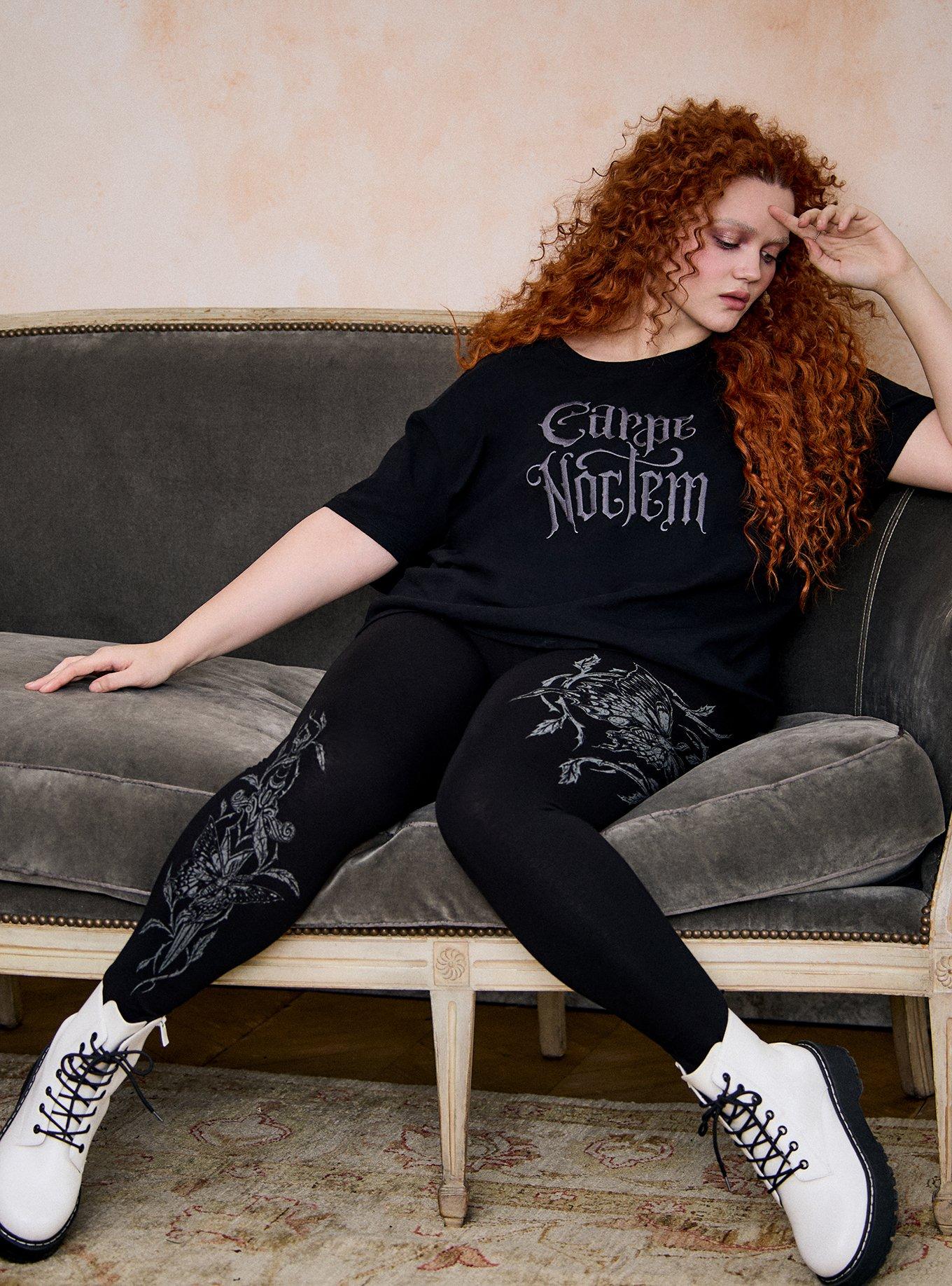 Plus Size Nightfall Full-Length Printed Legging, MOTH AND DAGGER, hi-res
