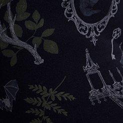 Nightfall Full-Length Printed Legging, PERSOPHONES FOREST BLACK, swatch