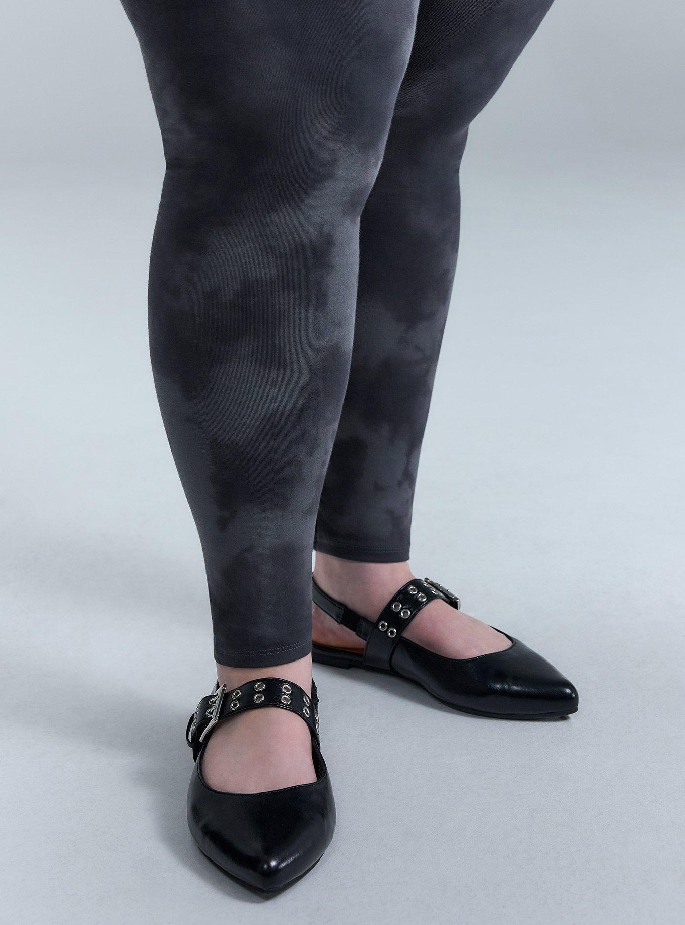 Nightfall Full Length Printed Legging, LA MORT DYE BLACK, alternate