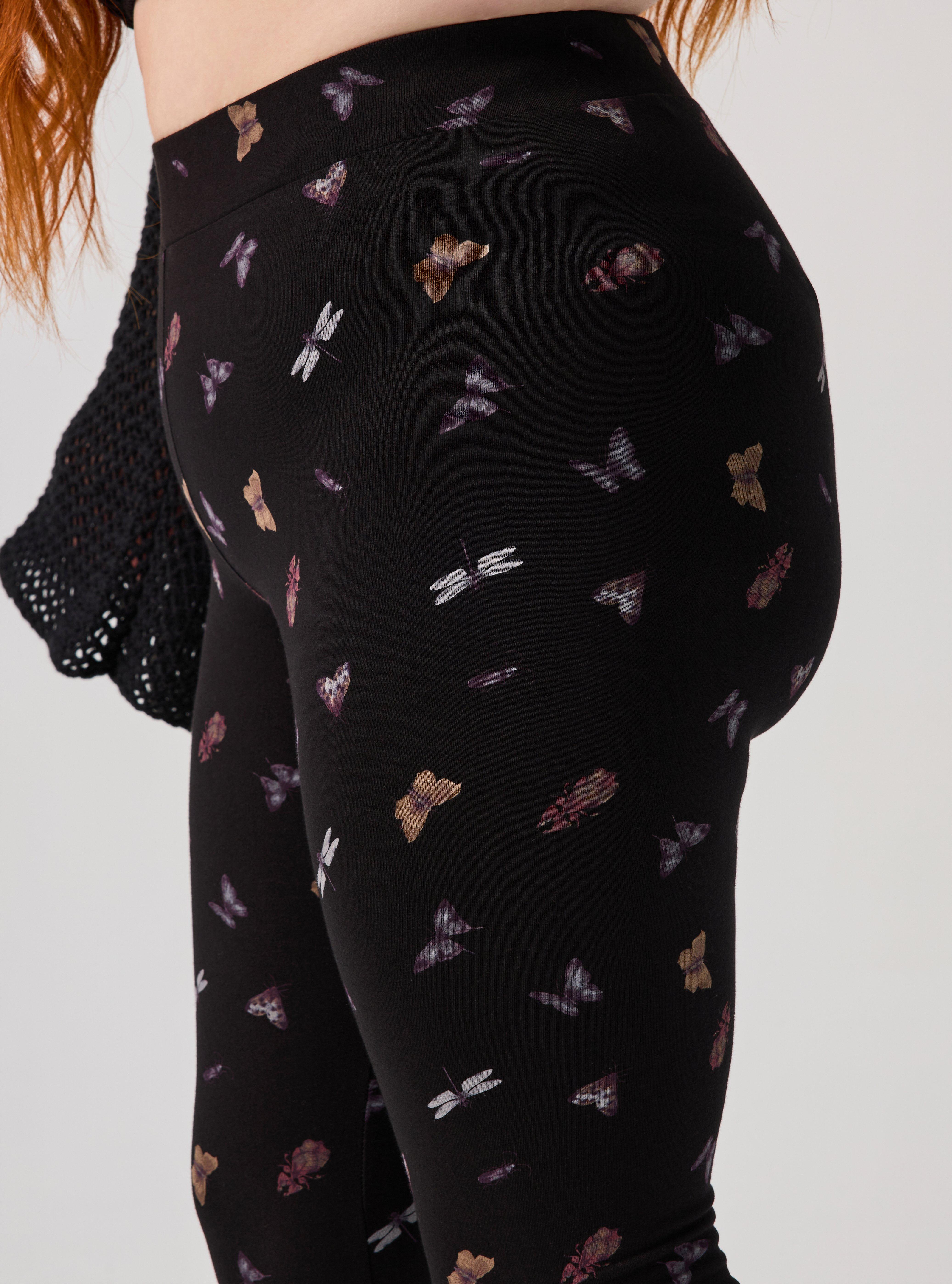 Nightfall Full Length Printed Legging, TINY INSECTS BLACK, alternate