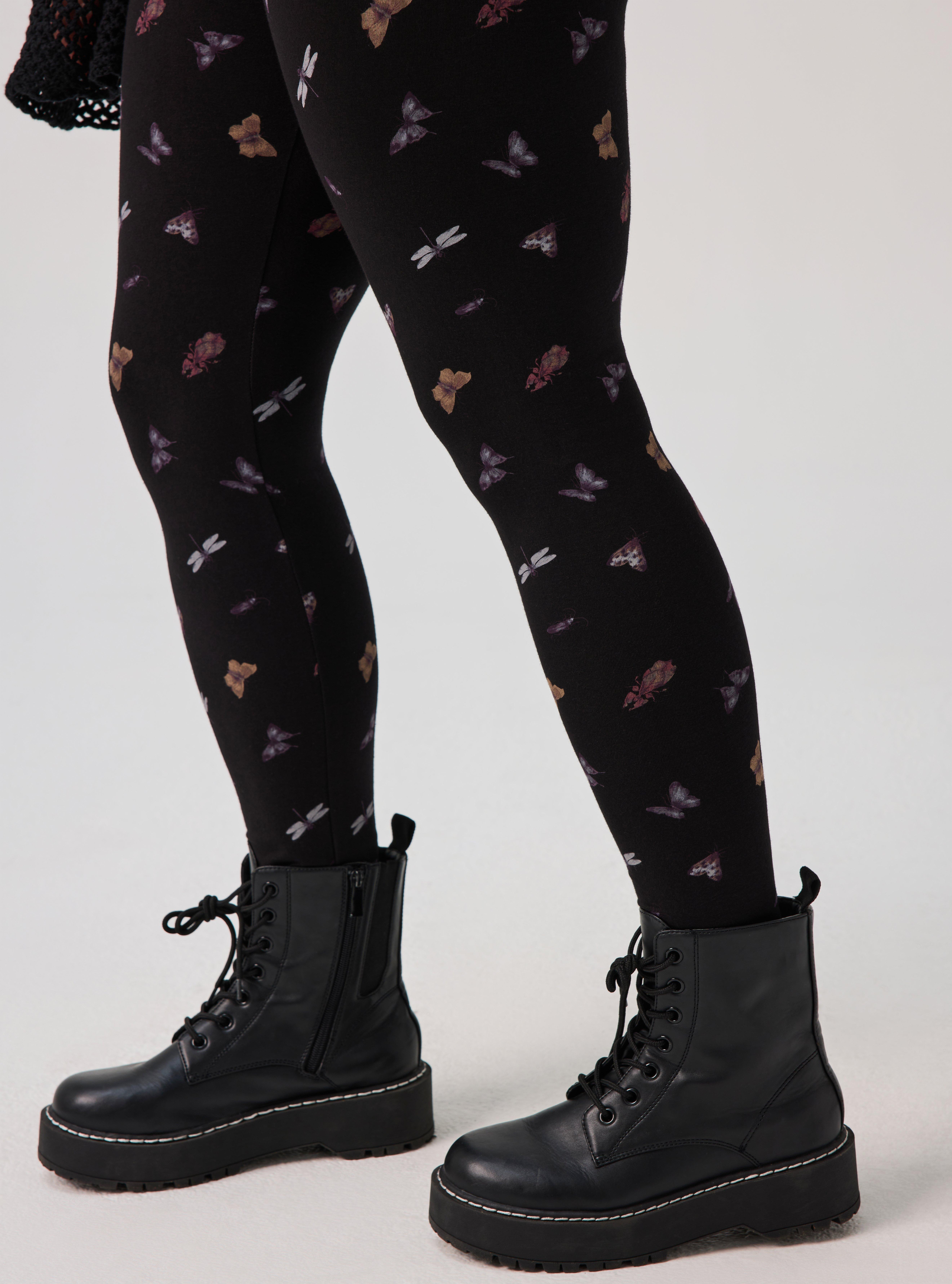 Nightfall Full Length Printed Legging, TINY INSECTS BLACK, alternate