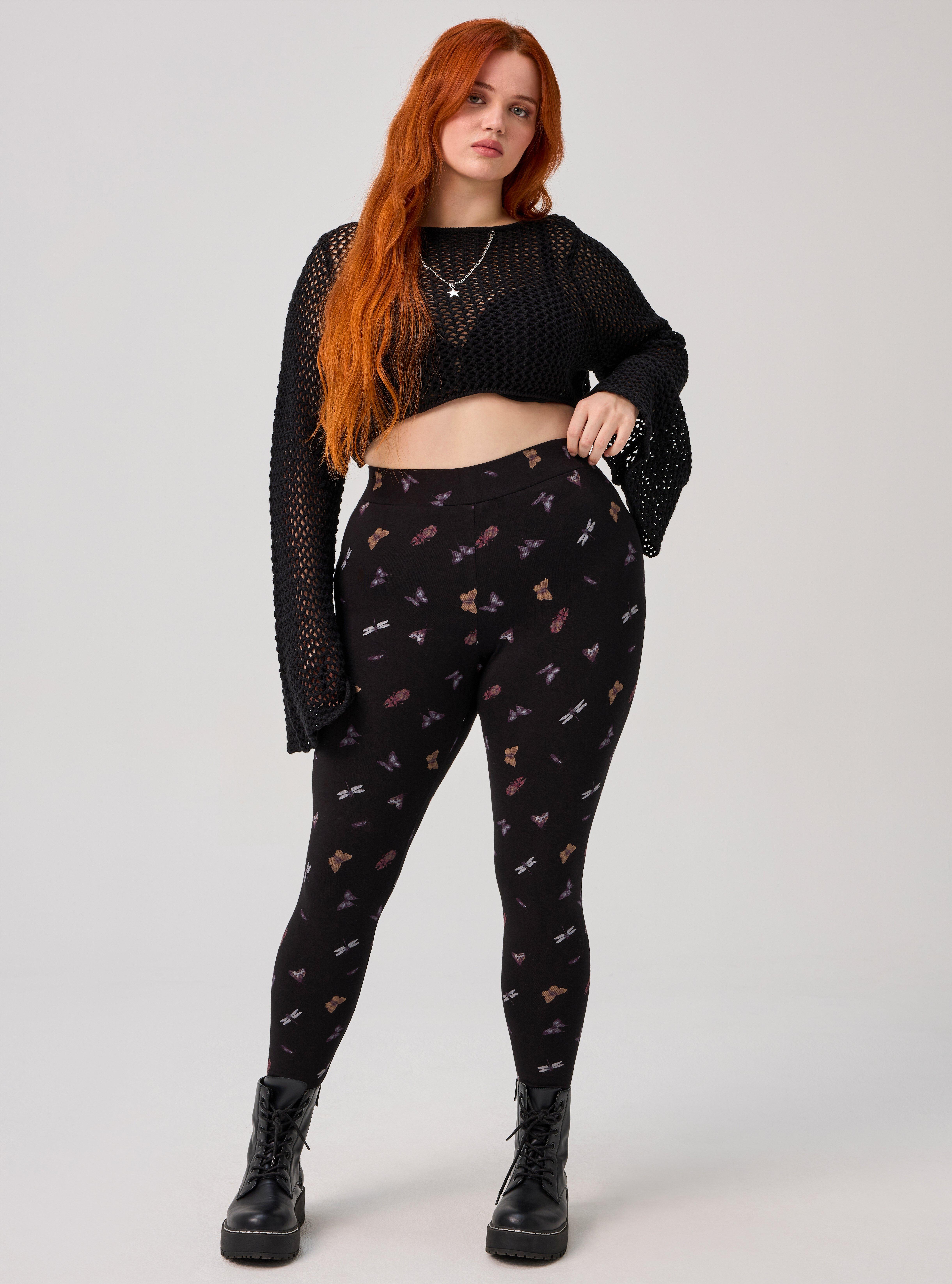 Nightfall Full Length Printed Legging, TINY INSECTS BLACK, alternate